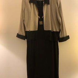 VINTAGE PERCEPTIONS IRENE B 2-PIECE JACKET/DRESS